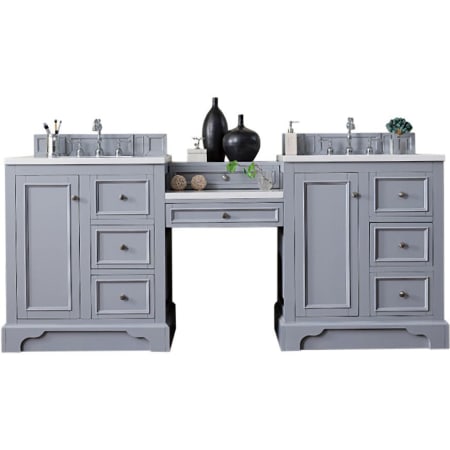 A large image of the James Martin Vanities 825-V82-DU-AF Silver Gray