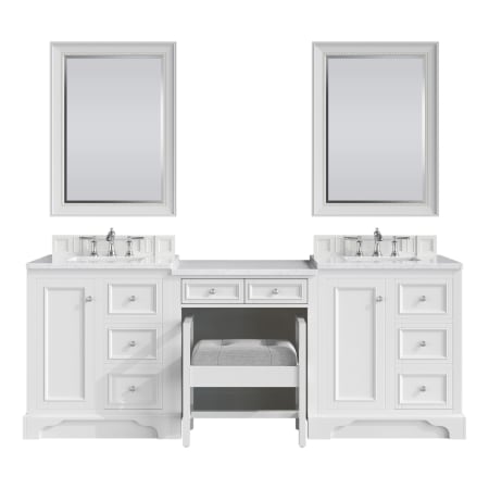 A large image of the James Martin Vanities 825-V30GP-AB-EJP Bright White