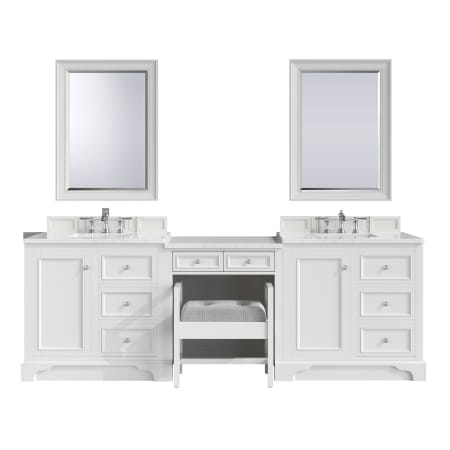 A large image of the James Martin Vanities 825-V36GP-AB-EJP Bright White
