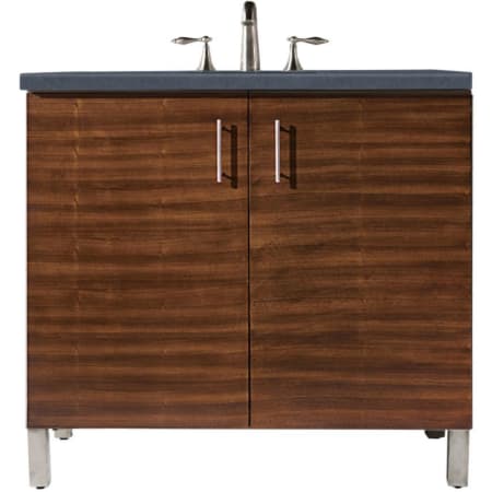 A large image of the James Martin Vanities 850-V36-3CSP American Walnut