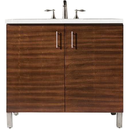 A large image of the James Martin Vanities 850-V36-3ESR American Walnut