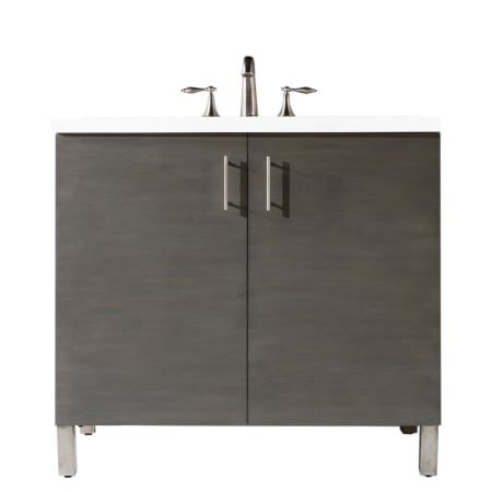 A large image of the James Martin Vanities 850-V36-3WZ Silver Oak