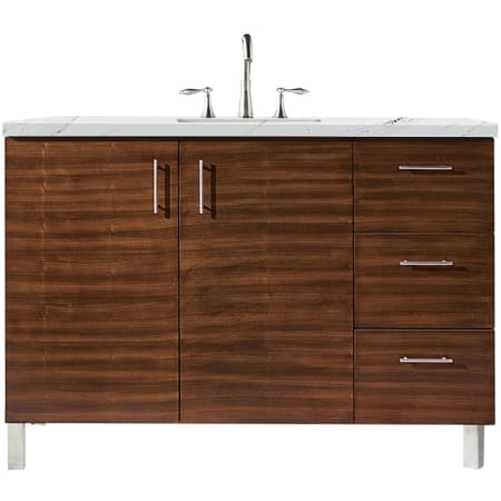 A large image of the James Martin Vanities 850-V48-3ENC American Walnut