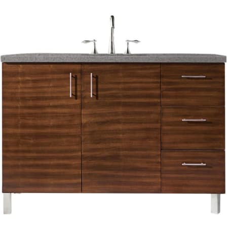 A large image of the James Martin Vanities 850-V48-3GEX American Walnut