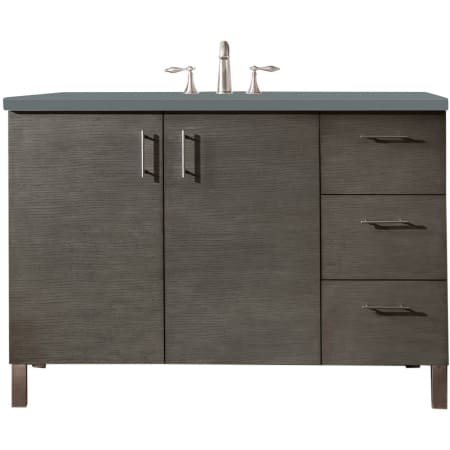 A large image of the James Martin Vanities 850-V48-3CBL Silver Oak