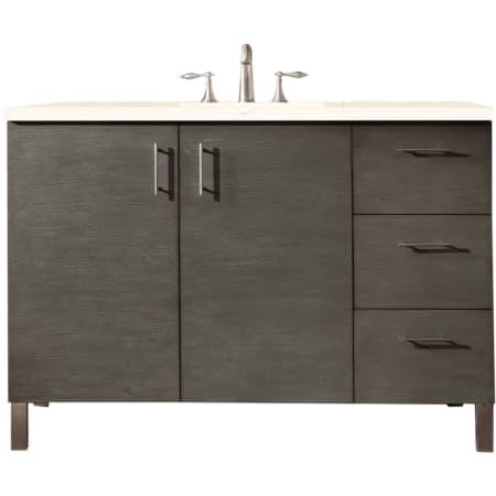 A large image of the James Martin Vanities 850-V48-3EMR Silver Oak