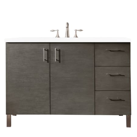 A large image of the James Martin Vanities 850-V48-3WZ Silver Oak