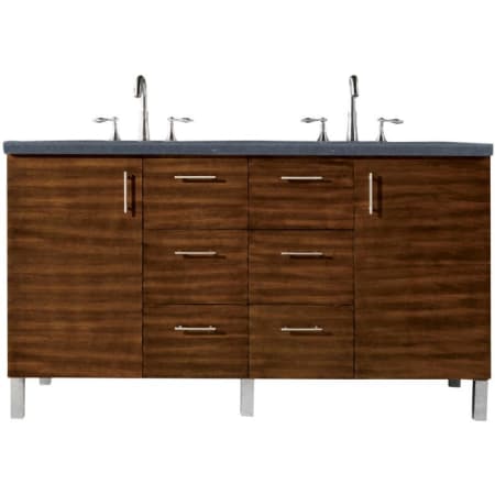 A large image of the James Martin Vanities 850-V60D-3CSP American Walnut