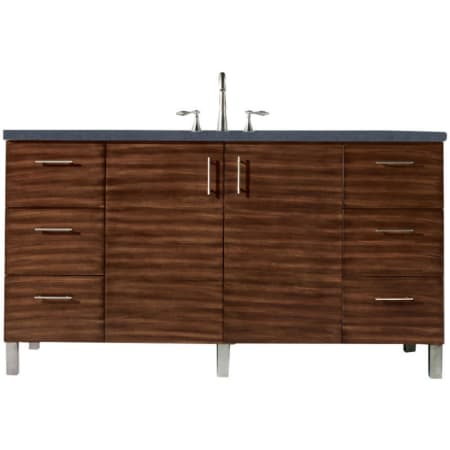 A large image of the James Martin Vanities 850-V60S-3CSP American Walnut