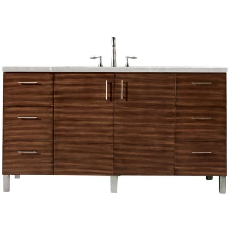 A large image of the James Martin Vanities 850-V60S-3ESR American Walnut