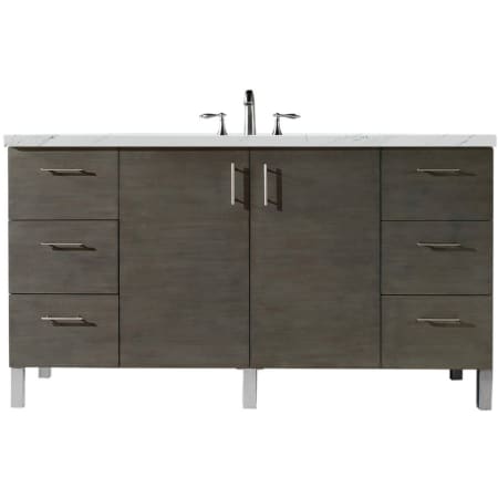 A large image of the James Martin Vanities 850-V60S-3ENC Silver Oak