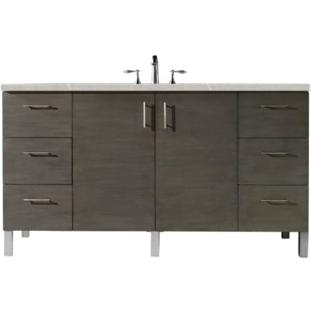 A large image of the James Martin Vanities 850-V60S-3ESR Silver Oak