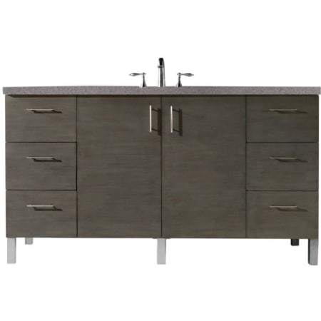 A large image of the James Martin Vanities 850-V60S-3GEX Silver Oak