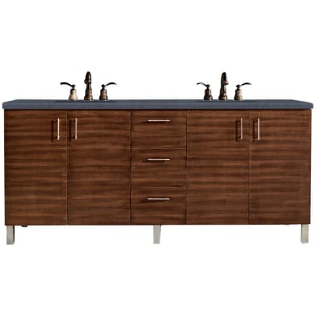 A large image of the James Martin Vanities 850-V72-3CSP American Walnut