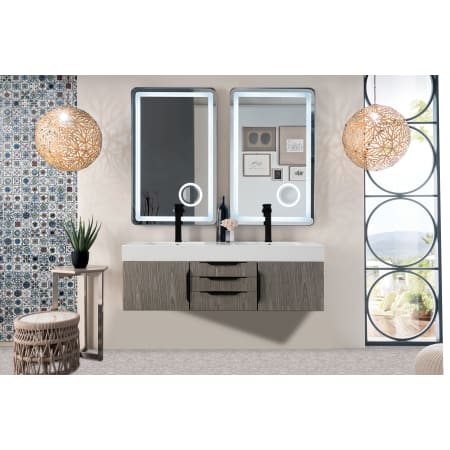 A large image of the James Martin Vanities 983-V59D-W-B-GW Alternate Image