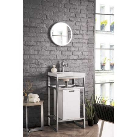 A large image of the James Martin Vanities C105V20SCGWWG Alternate Image