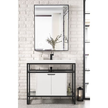 A large image of the James Martin Vanities C105V39.5SCGWWG Alternate Image