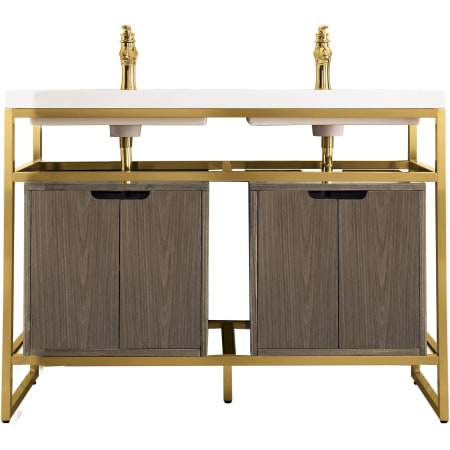 A large image of the James Martin Vanities C105V47SCAGRWG Radiant Gold