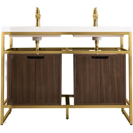 A large image of the James Martin Vanities C105V47SCWLTWG Radiant Gold