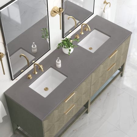 A large image of the James Martin Vanities D100-V72-3GEX Alternate Image