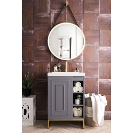 A large image of the James Martin Vanities E110V24RGDWG Alternate Image