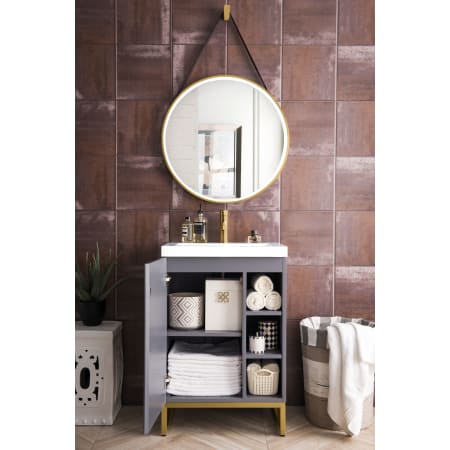 A large image of the James Martin Vanities E110V24RGDWG Alternate Image