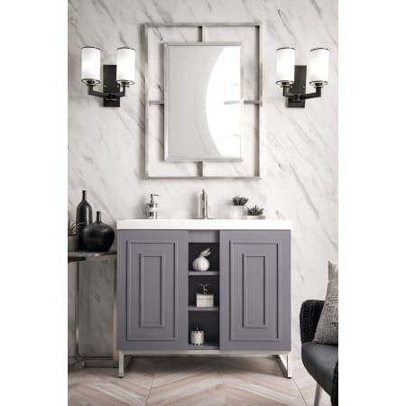 A large image of the James Martin Vanities E110V39.5BNKWG Alternate Image