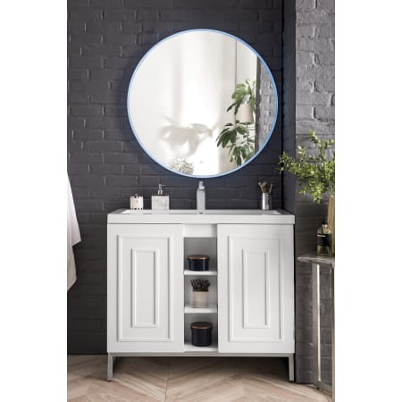 A large image of the James Martin Vanities E110V39.5BNKWG Alternate Image