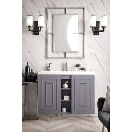 A large image of the James Martin Vanities E110V39.5WG Alternate Image