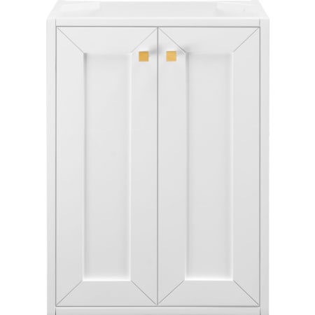 A large image of the James Martin Vanities E303-V20 Glossy White