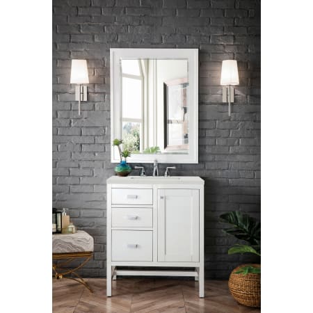 A large image of the James Martin Vanities E444-V30-3LDL Alternate Image