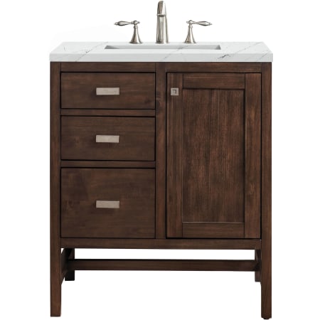 A large image of the James Martin Vanities E444-V30-3ENC Mid Century Acacia
