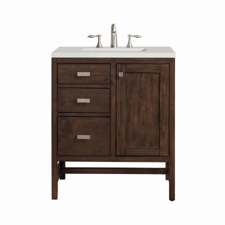 A large image of the James Martin Vanities E444-V30-3LDL Mid-Century Acacia