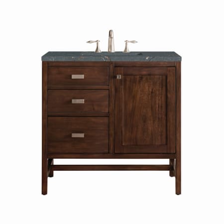 A large image of the James Martin Vanities E444-V36-3PBL Mid-Century Acacia