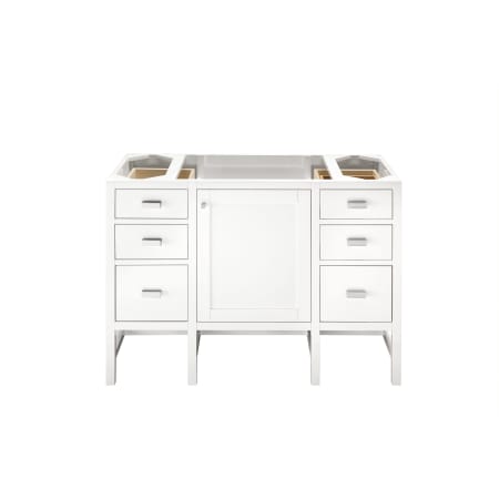 A large image of the James Martin Vanities E444-V48 Glossy White