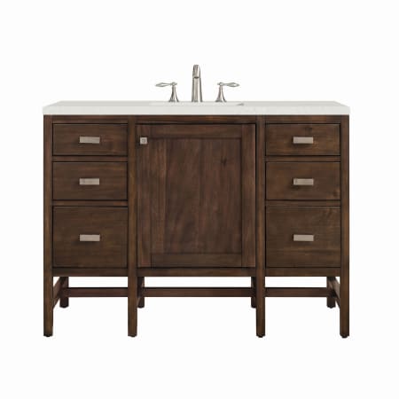 A large image of the James Martin Vanities E444-V48-3LDL Mid-Century Acacia