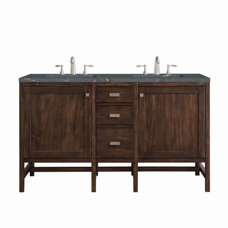 A large image of the James Martin Vanities E444-V60D-3PBL Mid-Century Acacia