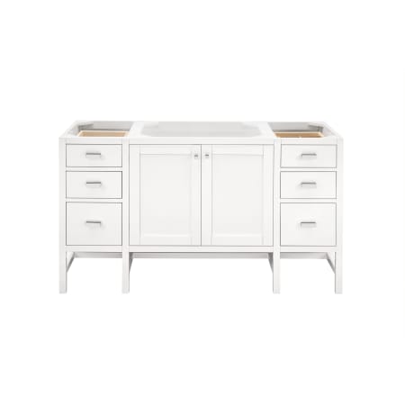 A large image of the James Martin Vanities E444-V60S Glossy White