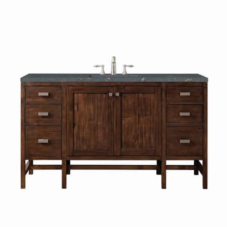 A large image of the James Martin Vanities E444-V60S-3PBL Mid-Century Acacia