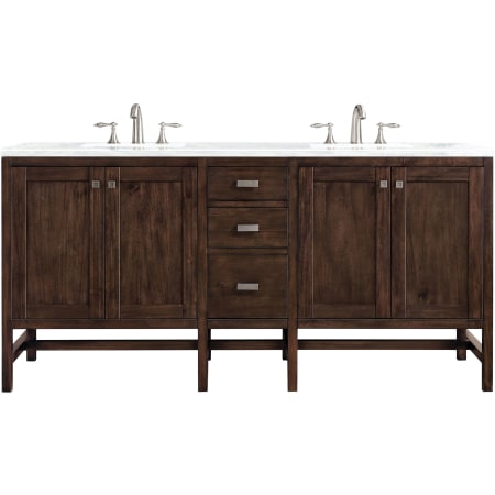 A large image of the James Martin Vanities E444-V72-3AF Mid Century Acacia