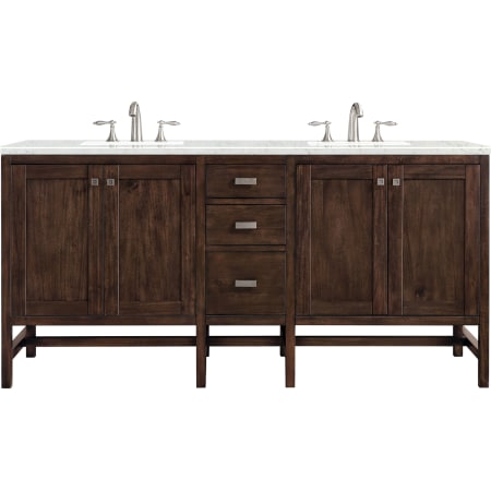 A large image of the James Martin Vanities E444-V72-3EJP Mid Century Acacia