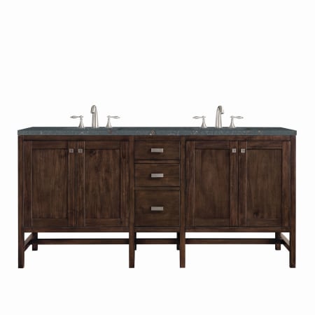A large image of the James Martin Vanities E444-V72-3PBL Mid-Century Acacia