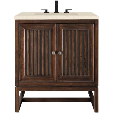 A large image of the James Martin Vanities E645-V30-3EMR Mid Century Acacia