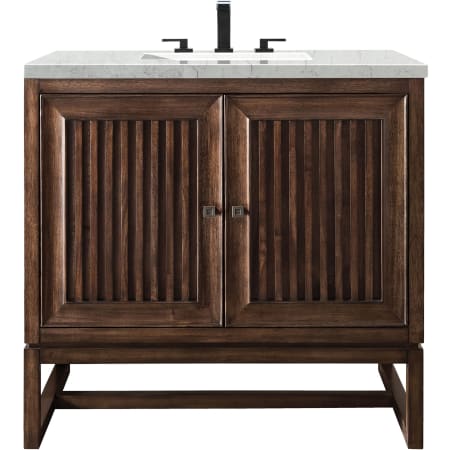 A large image of the James Martin Vanities E645-V36-3EJP Mid Century Acacia