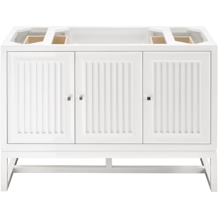A large image of the James Martin Vanities E645-V48 Glossy White