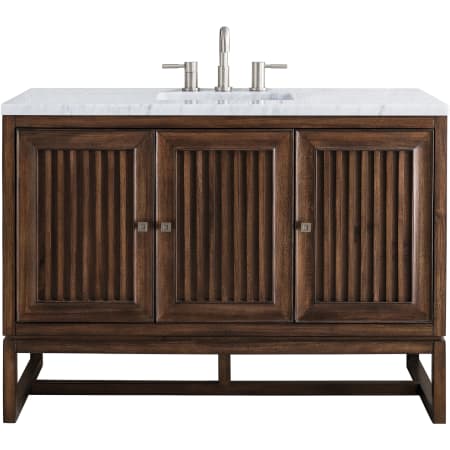 A large image of the James Martin Vanities E645-V48-3AF Mid Century Acacia