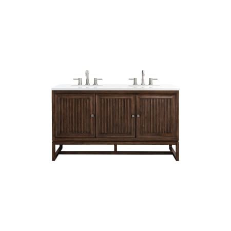 A large image of the James Martin Vanities E645-V60D-3WZ Mid Century Acacia