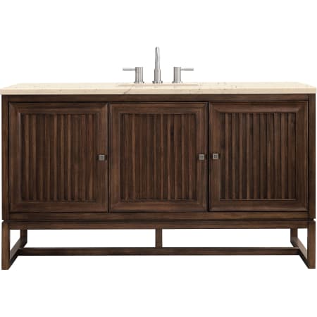 A large image of the James Martin Vanities E645-V60S-3EMR Mid Century Acacia