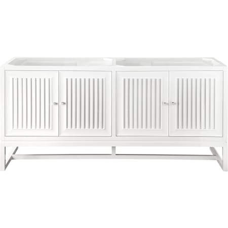A large image of the James Martin Vanities E645-V72 Glossy White
