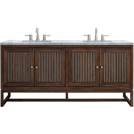 A large image of the James Martin Vanities E645-V72-3CAR Mid Century Acacia